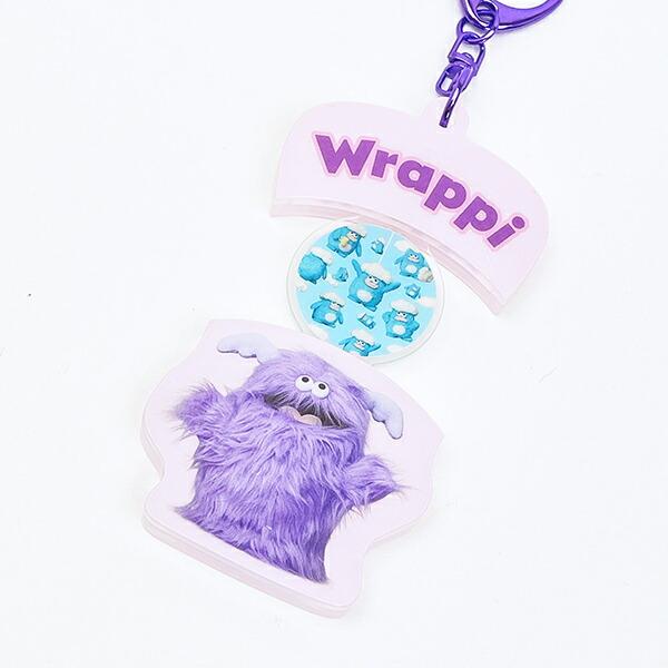 ホイッピ&ラッピ ラッピ パカッとアクリルキーホルダー Whippi＆Wrappi 商品画像2：キャラグッズPERFECT WORLD TOKYO