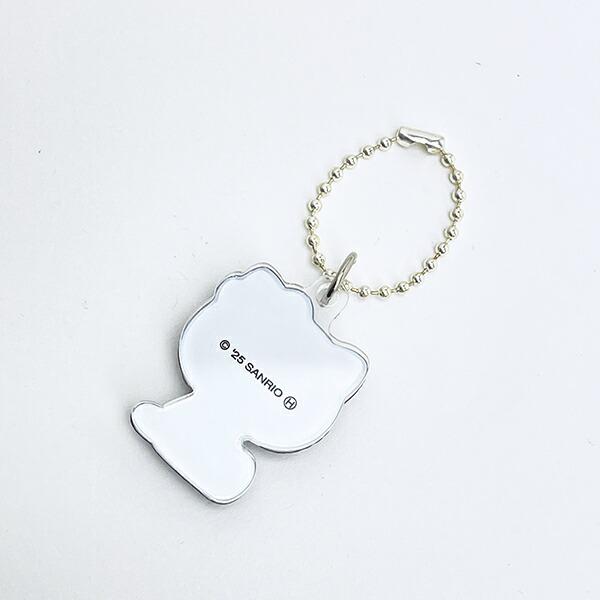 サンリオ ハローキティ ゼブラ柄  ぷっくりったいプチボールチェーン キーホルダー 日本製 Sanrio 商品画像3：キャラグッズPERFECT WORLD TOKYO