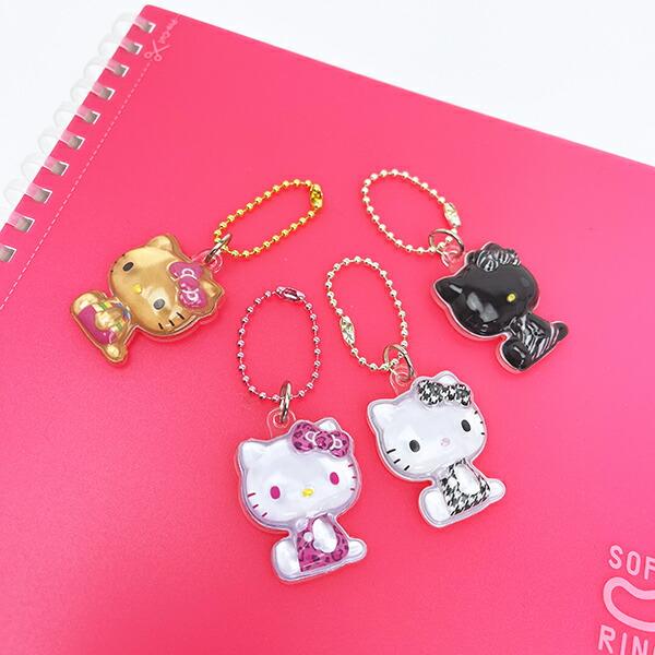 サンリオ ハローキティ ゼブラ柄  ぷっくりったいプチボールチェーン キーホルダー 日本製 Sanrio 商品画像5：キャラグッズPERFECT WORLD TOKYO