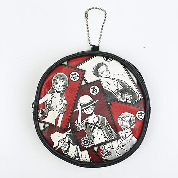 ワンピース ONE PIECE ポーチ付きエコバッグ レッド 商品画像4:キャラグッズPERFECT WORLD TOKYO