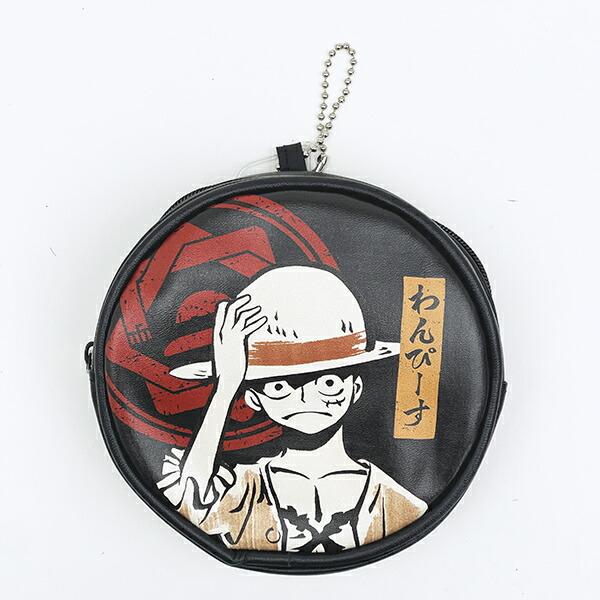 ワンピース ONE PIECE ポーチ付きエコバッグ ブラック 商品画像4:キャラグッズPERFECT WORLD TOKYO