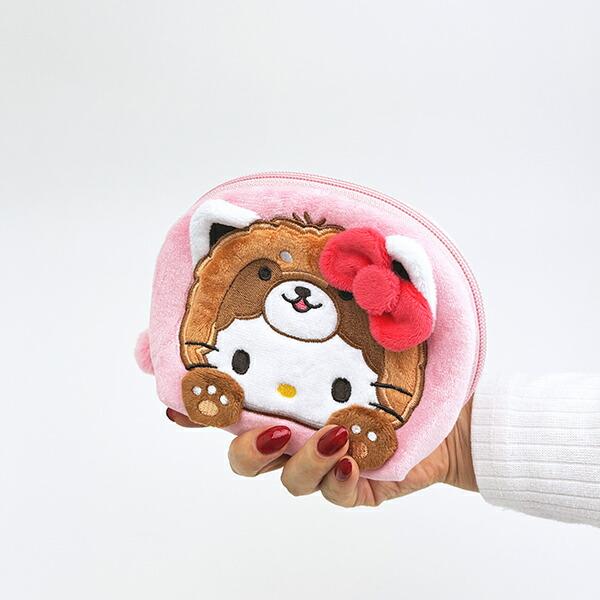 サンリオ ハローキティ (レッサーパンダ) オーバルポーチ バンザイシリーズ Sanrio 商品画像6：キャラグッズPERFECT WORLD TOKYO