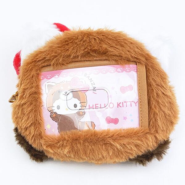 サンリオ ハローキティ (レッサーパンダ) フェイスパスケース 定期入れ バンザイシリーズ Sanrio 商品画像3：キャラグッズPERFECT WORLD TOKYO