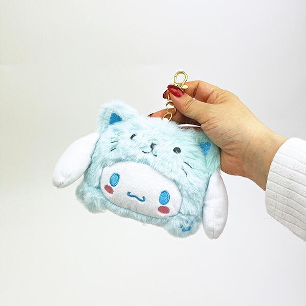 サンリオ シナモロール (ネコ) フェイスパスケース 定期入れ シナモン バンザイシリーズ Sanrio 商品画像5：キャラグッズPERFECT WORLD TOKYO