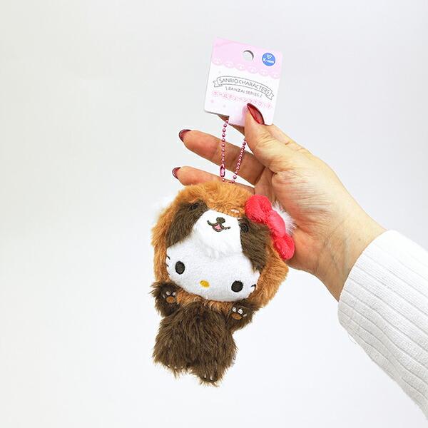 サンリオ ハローキティ (レッサーパンダ) ボールチェーンマスコット ぬいぐるみ バンザイシリーズ Sanrio 商品画像4：キャラグッズPERFECT WORLD TOKYO