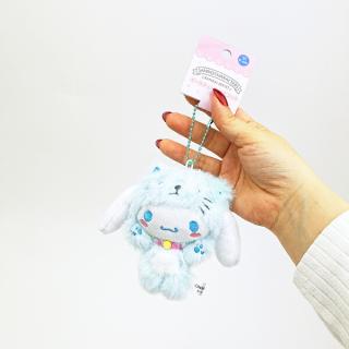 【かなり希少】シナモロール パンダデザイン ぬいぐるみ　2007年 サンリオ シナモロール (ネコ) ボールチェーンマスコット ぬいぐるみ