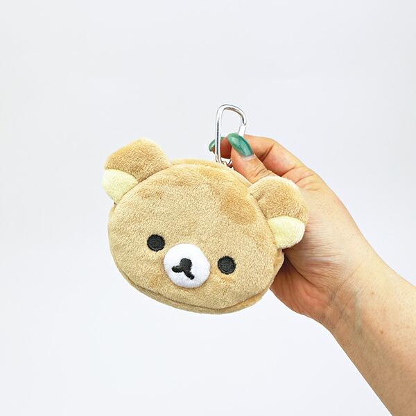 リラックマ フェイスミニポーチ ブラウン 商品画像4：キャラグッズPERFECT WORLD TOKYO