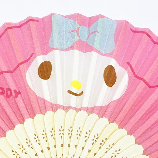 サンリオ マイメロディ ミニ扇子キーホルダー Sanrio 商品画像2：キャラグッズPERFECT WORLD TOKYO