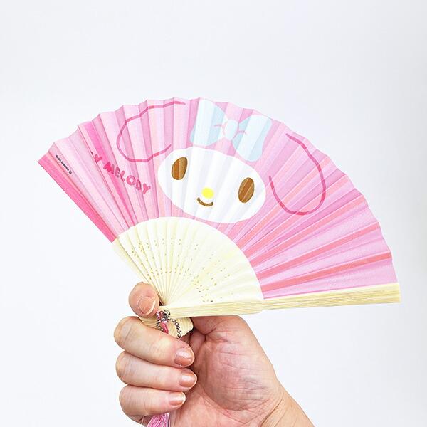 サンリオ マイメロディ ミニ扇子キーホルダー Sanrio 商品画像4：キャラグッズPERFECT WORLD TOKYO