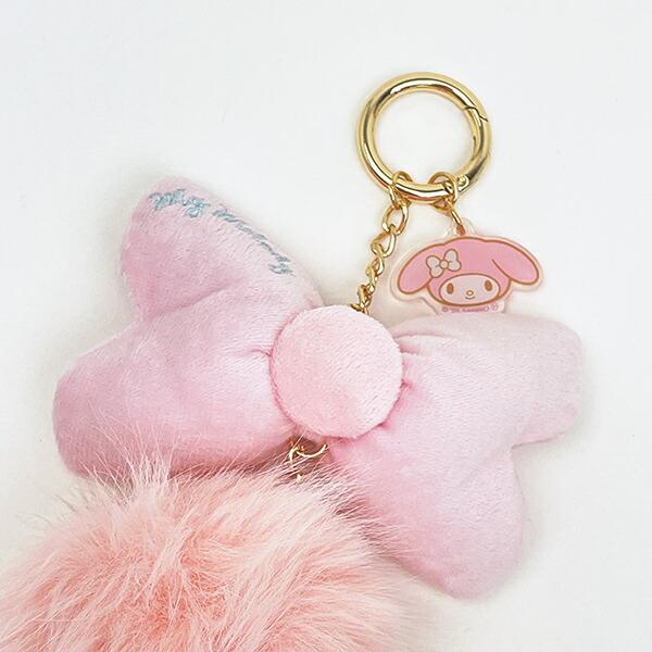 サンリオ マイメロディ リボンファーチャーム ピンク Sanrio 商品画像2：キャラグッズPERFECT WORLD TOKYO