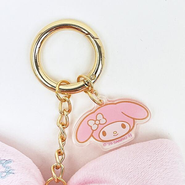 サンリオ マイメロディ リボンファーチャーム ピンク Sanrio 商品画像3：キャラグッズPERFECT WORLD TOKYO