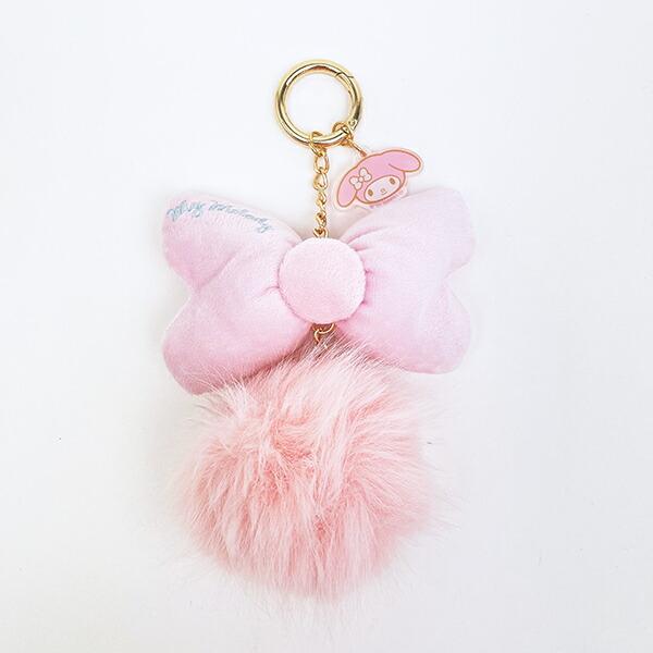 サンリオ マイメロディ リボンファーチャーム ピンク Sanrio