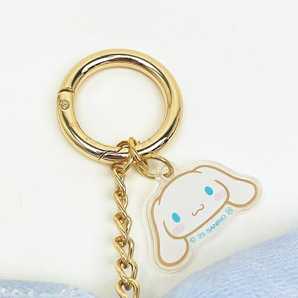 サンリオ シナモロール リボンファーチャーム ブルー シナモン Sanrio 商品画像3：キャラグッズPERFECT WORLD TOKYO
