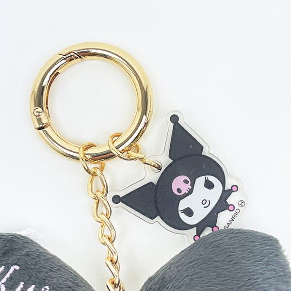 サンリオ クロミ リボンファーチャーム ブラック Sanrio 商品画像3：キャラグッズPERFECT WORLD TOKYO