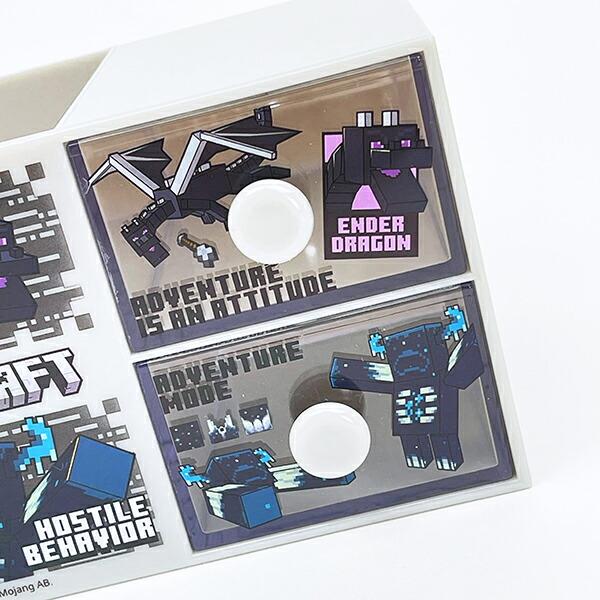 マインクラフト エンダードラゴン＆ウォーデン ペンスタンド付きプラチェスト 収納 小物入れ インテリア Minecraft 商品画像3：キャラグッズPERFECT WORLD TOKYO