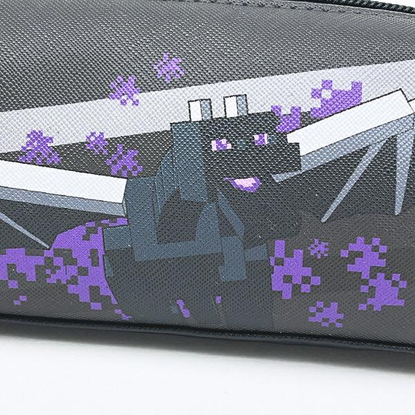 マインクラフト エンダードラゴン＆ウォーデン スクエアポーチ マイクラ 商品画像2：キャラグッズPERFECT WORLD TOKYO