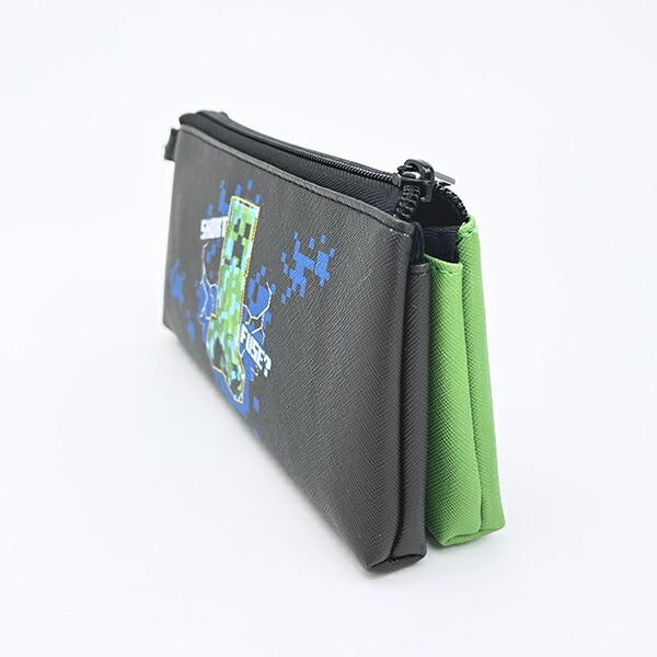 マインクラフト クリーパー＆エンダーマン スリーポケットポーチ マイクラ 商品画像4：キャラグッズPERFECT WORLD TOKYO