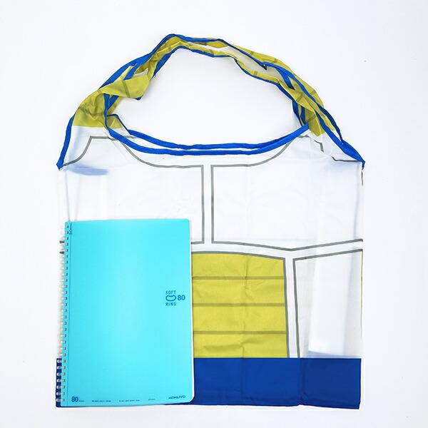 ドラゴンボールZ ベジータ ポーチ付きエコバッグ 手提げ マイバッグ 商品画像2：キャラグッズPERFECT WORLD TOKYO