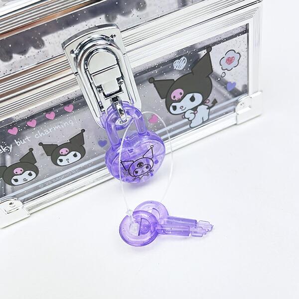 サンリオ クロミ 鍵付きミニバニティケース 小物入れ Sanrio 商品画像3：キャラグッズPERFECT WORLD TOKYO