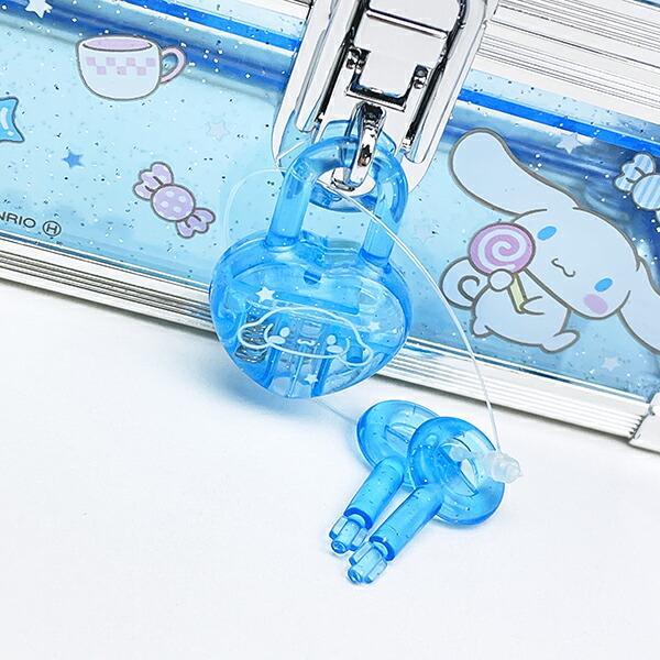 サンリオ シナモロール 鍵付きミニバニティケース 小物入れ シナモン Sanrio 商品画像3：キャラグッズPERFECT WORLD TOKYO