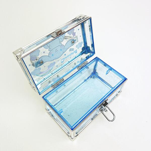 サンリオ シナモロール 鍵付きミニバニティケース 小物入れ シナモン Sanrio 商品画像5：キャラグッズPERFECT WORLD TOKYO