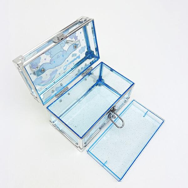 サンリオ シナモロール 鍵付きミニバニティケース 小物入れ シナモン Sanrio 商品画像6：キャラグッズPERFECT WORLD TOKYO