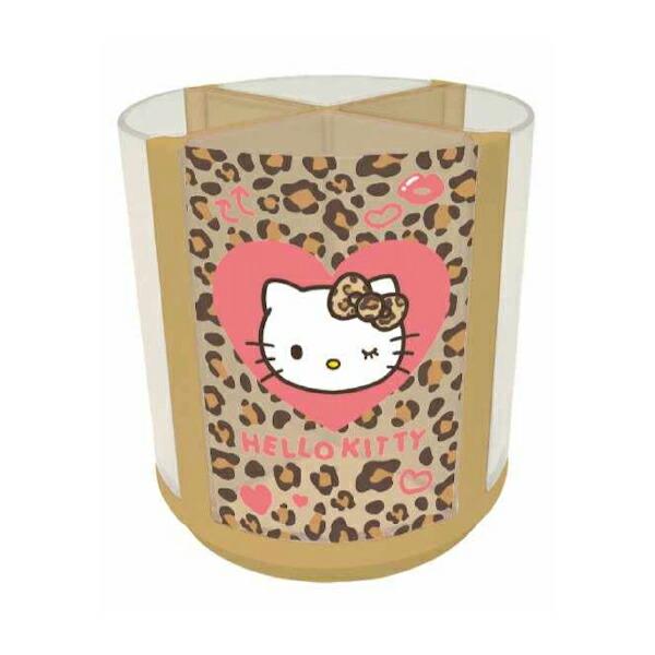 サンリオ ハローキティ 回るペンスタンド ヒョウ柄 平成レトロ Sanrio 商品画像4：キャラグッズPERFECT WORLD TOKYO