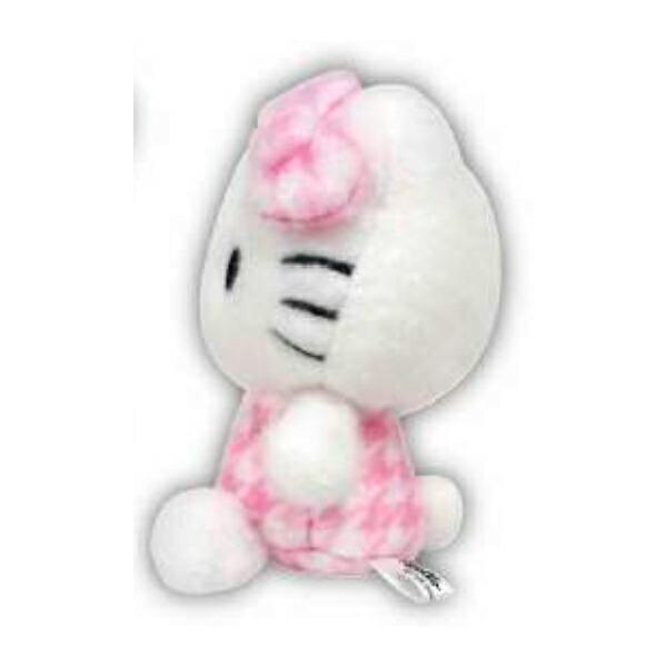 サンリオ ハローキティ 千鳥格子シリーズ ボールチェーンマスコット ピンク 平成レトロ Sanrio 商品画像2：キャラグッズPERFECT WORLD TOKYO