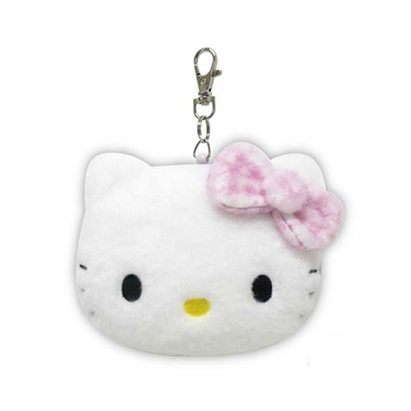 サンリオ ハローキティ 千鳥格子シリーズ フェイスパスケース ピンク 平成レ･･･