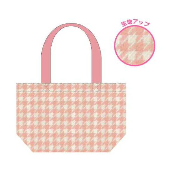 サンリオ ハローキティ 千鳥格子シリーズ ミニトート ピンク 平成レトロ Sanrio 商品画像2：キャラグッズPERFECT WORLD TOKYO