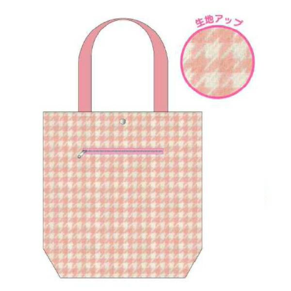 サンリオ ハローキティ 千鳥格子シリーズ お出かけトート ピンク 平成レトロ Sanrio 商品画像2：キャラグッズPERFECT WORLD TOKYO