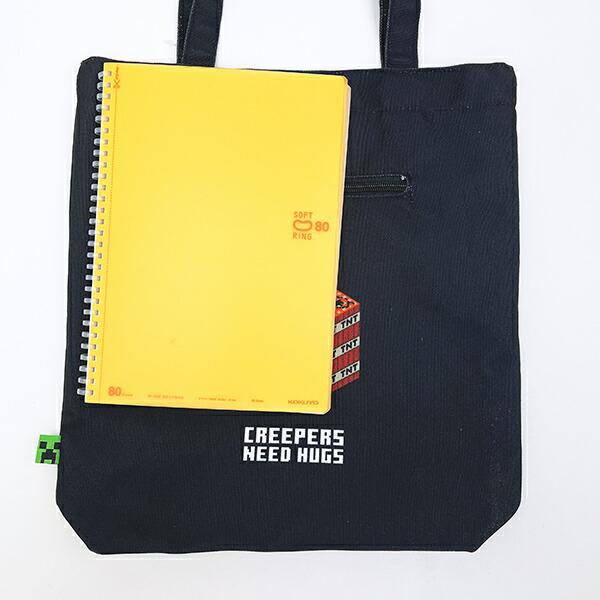 マインクラフト トートバッグ ブラック 商品画像5：キャラグッズPERFECT WORLD TOKYO