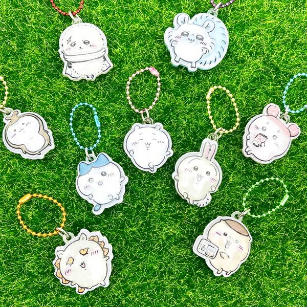 ちいかわ ハチワレ ぷっくりったいプチボールチェン キーホルダー 商品画像4：キャラグッズPERFECT WORLD TOKYO