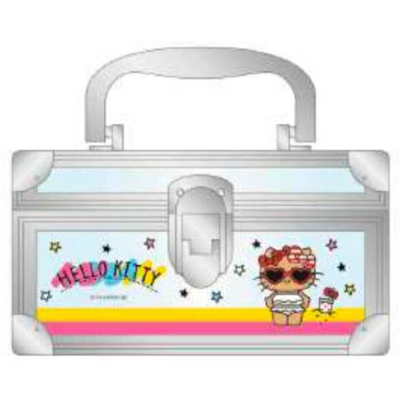 サンリオ 日焼けキティ バニティケース  小物入れ 平成レトロ Sanrio 商品画像3：キャラグッズPERFECT WORLD TOKYO