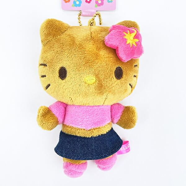 サンリオ 日焼けキティ ボールチェーンマスコットキーホルダー 日焼けシリーズ Sanrio 商品画像2：キャラグッズPERFECT WORLD TOKYO
