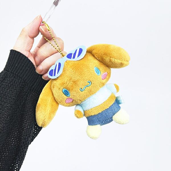 サンリオ 日焼け シナモロール ボールチェーンマスコットキーホルダー 日焼けシリーズ Sanrio 商品画像4：キャラグッズPERFECT WORLD TOKYO