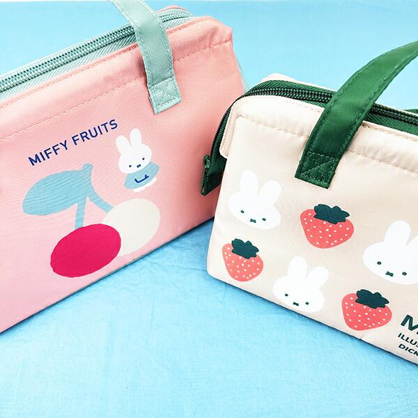 ミッフィー miffy チェリー 保冷バッグ ランチ MIFFY FRUITS 商品画像7：キャラグッズPERFECT WORLD TOKYO