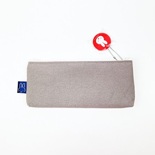 ミッフィー miffy 帆布ペンポーチ グレー 商品画像3：キャラグッズPERFECT WORLD TOKYO