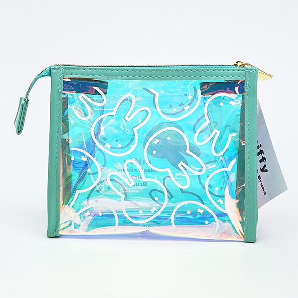 ミッフィー miffy オーロラ マチ付ポーチ (グリーン) 商品画像3：キャラグッズPERFECT WORLD TOKYO