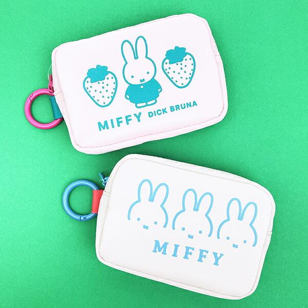 ミッフィー miffy カラビナ付ミニポーチ (ブルー) 商品画像6：キャラグッズPERFECT WORLD TOKYO