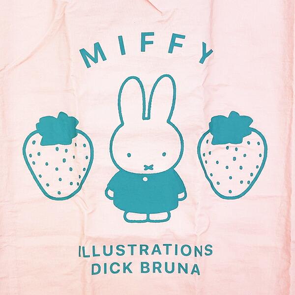 ミッフィー miffy エコバッグ (ピンク×グリーン) 商品画像2：キャラグッズPERFECT WORLD TOKYO