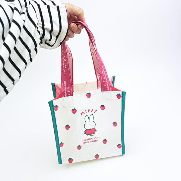 ミッフィー miffy いちご ショッピングバッグ 商品画像7：キャラグッズPERFECT WORLD TOKYO