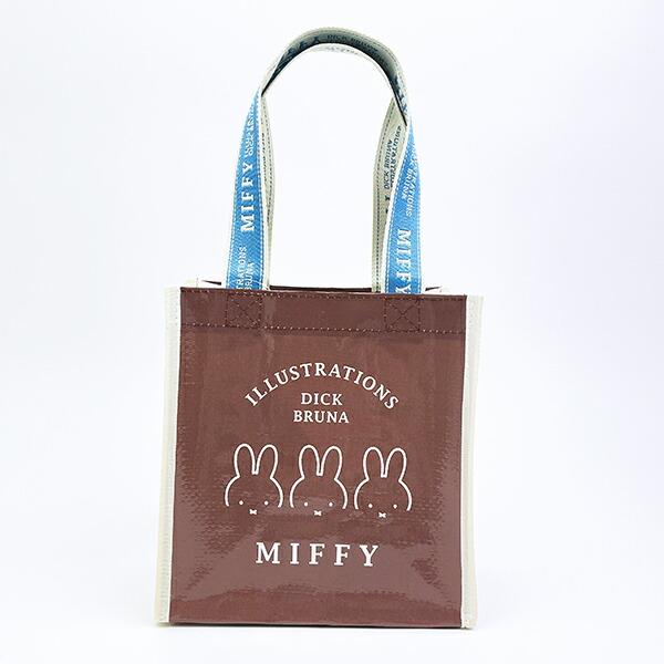ミッフィー miffy フェイス ショッピングバッグ (ブラウン)