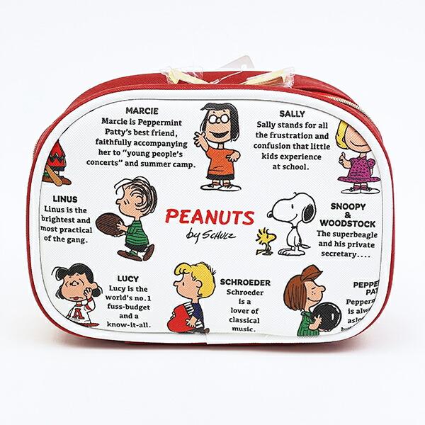 スヌーピー ラウンドポーチ 白 PEANUTS 75th SNOOPY 商品画像4：キャラグッズPERFECT WORLD TOKYO