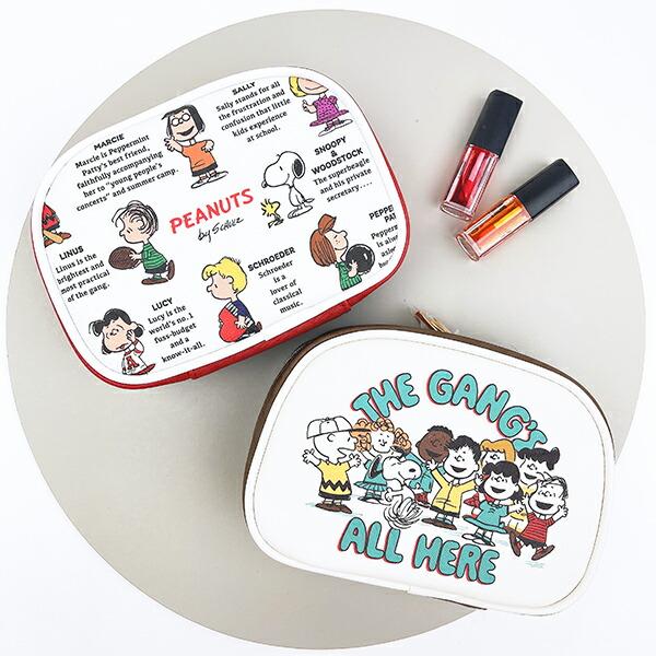 スヌーピー ラウンドポーチ 白 PEANUTS 75th SNOOPY 商品画像7：キャラグッズPERFECT WORLD TOKYO