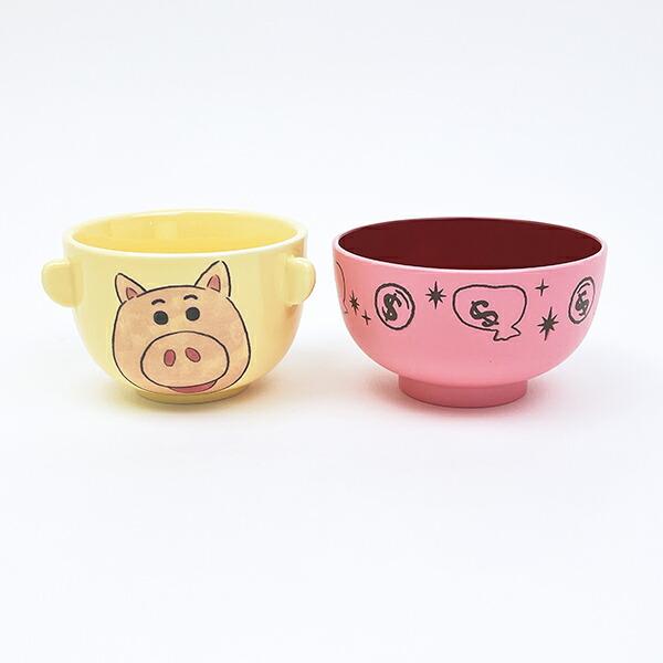 ディズニー トイストーリー クレヨンタッチ ハム 汁椀茶碗セットミニ 食器 キッズ Disney 商品画像2：キャラグッズPERFECT WORLD TOKYO