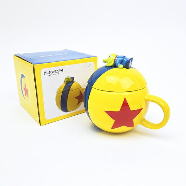 ディズニー トイストーリー ピクサー ボール エイリアン フィギュア付きマグ コップ Disney 商品画像7：キャラグッズPERFECT WORLD TOKYO