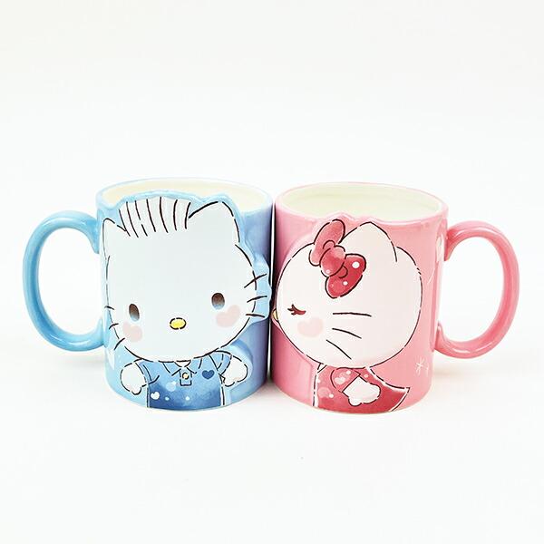 サンリオ ハローキティ＆ディアダニエル キスペアマグ コップ Sanrio