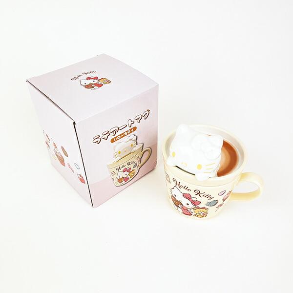 サンリオ ハローキティ ラテアートマグカップ コップ Sanrio 商品画像7：キャラグッズPERFECT WORLD TOKYO