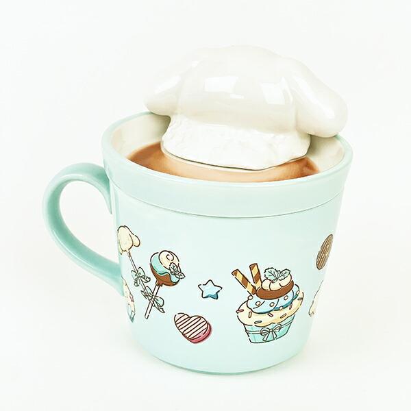 サンリオ シナモロール ラテアートマグカップ コップ シナモン Sanrio 商品画像4：キャラグッズPERFECT WORLD TOKYO